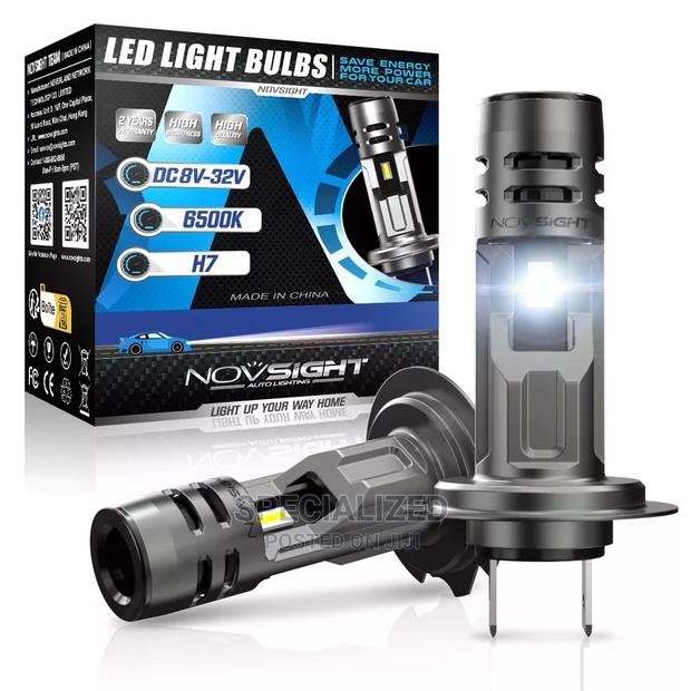 H7 Novsight Led Series Headlight Bulbs Bright White Light - main view