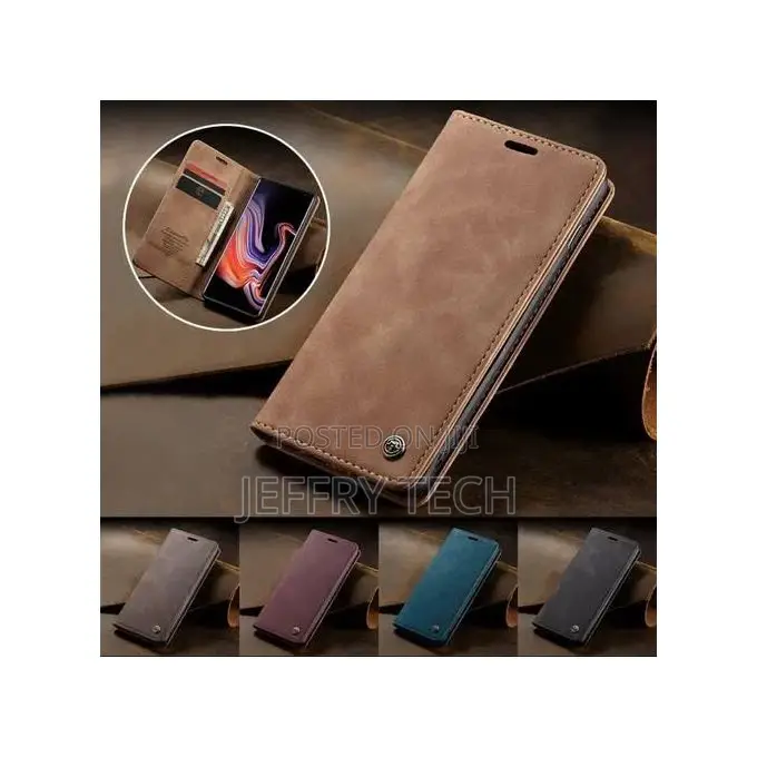 Caseme Leather Flip Case for Oppo A74 With Pockets