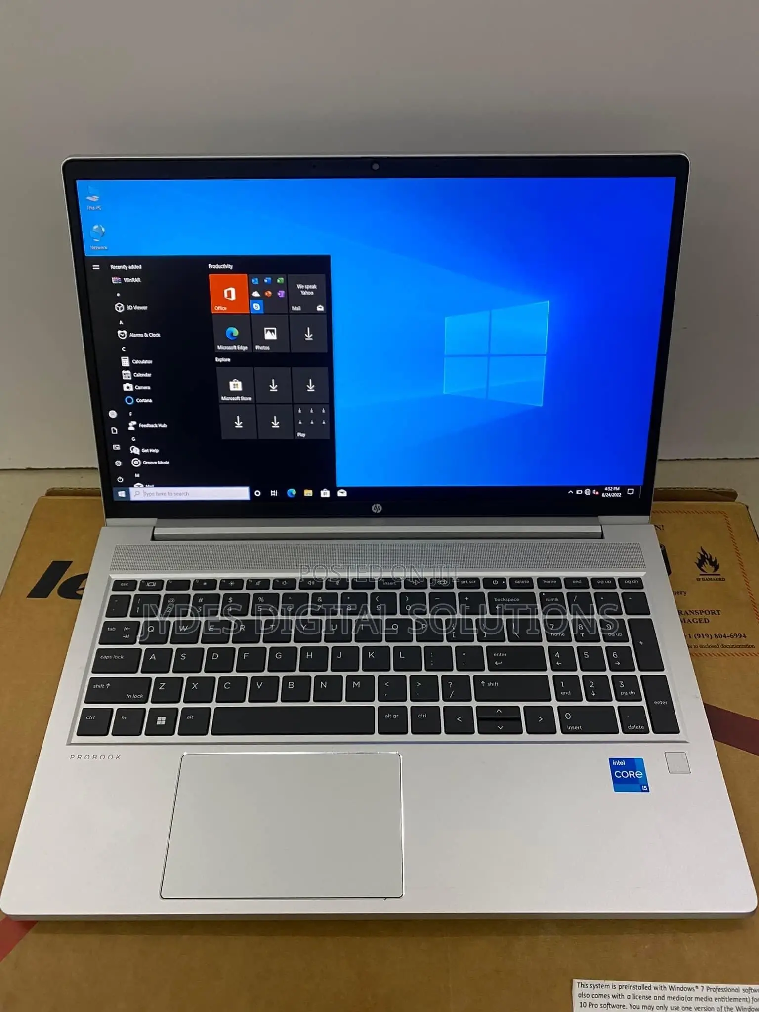 Laptop HP ProBook 450 G8 8GB Intel Core i7 SSD 512GB