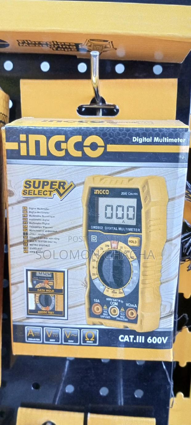 Ingco Digital Multimeter 600V - thumbnail 3