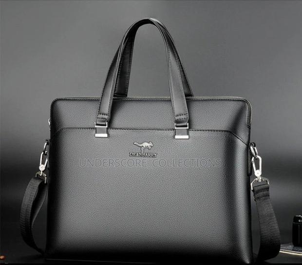 Classic Black Large Capacity Business Bag - main view