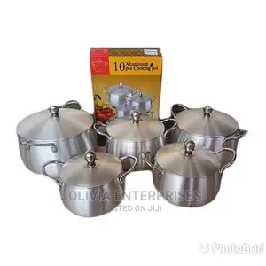 Aluminum Cooking Pot 10 Pieces