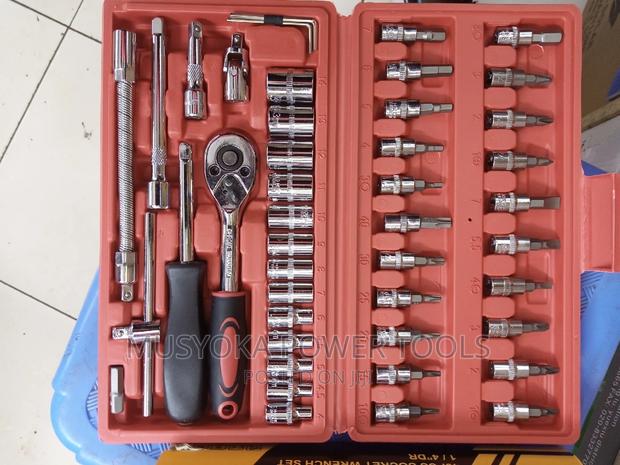 Tools Kit 1/4" Drive Socket Ratchet Wr - thumbnail 3