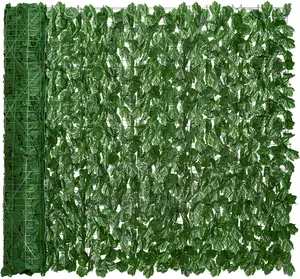 3m Long Artificial Leafy Hedge