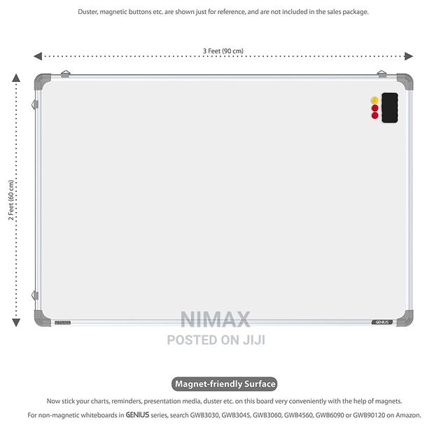 (Magnetic) Whiteboard for Office, Home School 3*2 - thumbnail 3