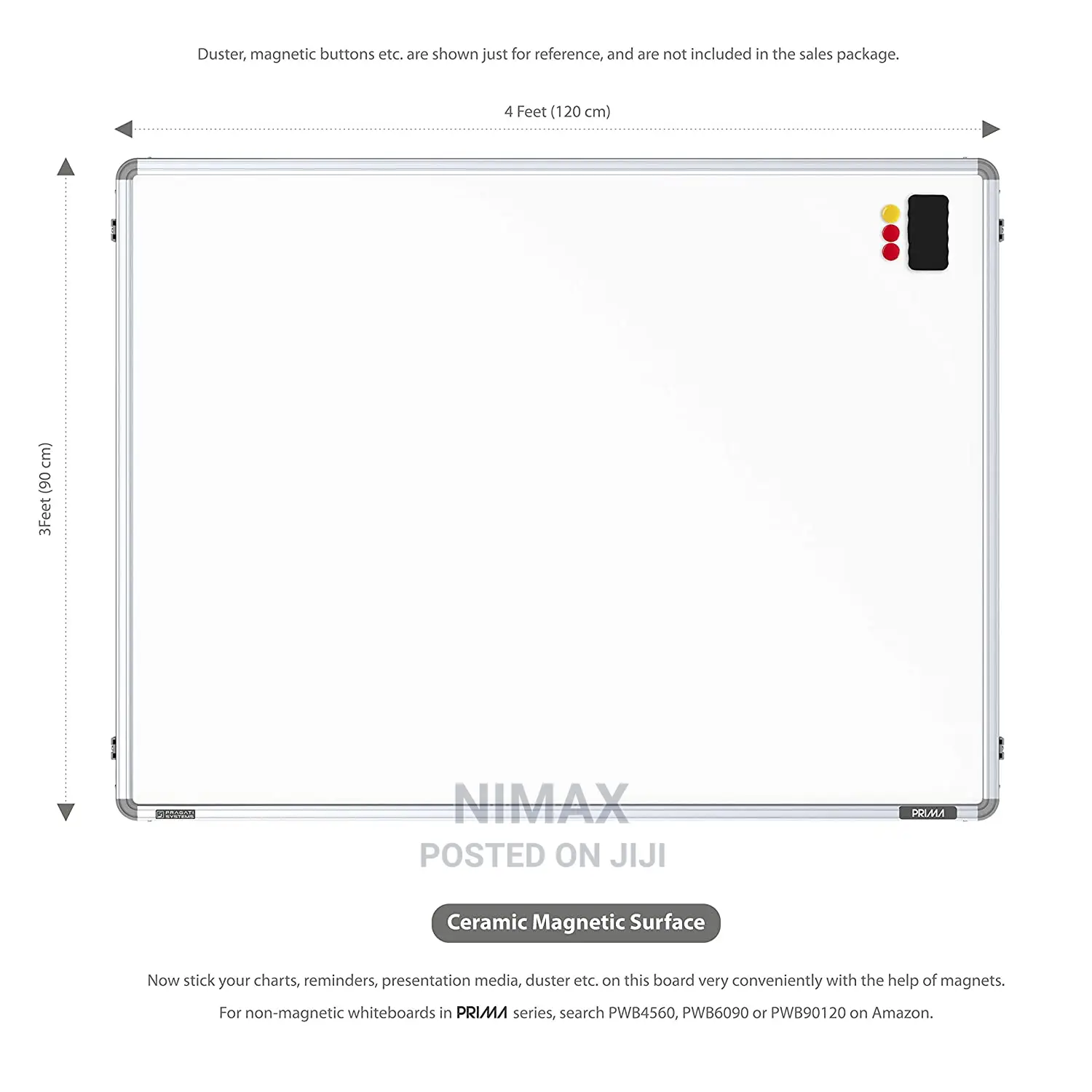 4*3magnetic Whiteboard for Office