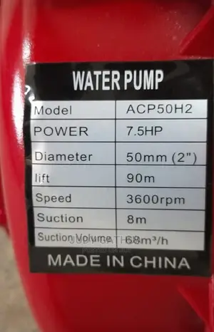 High Pressure Water Pump