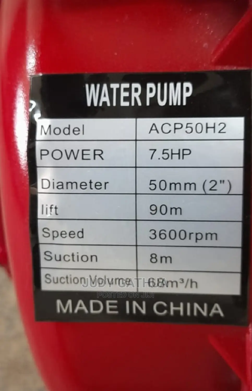 High Pressure Water Pump