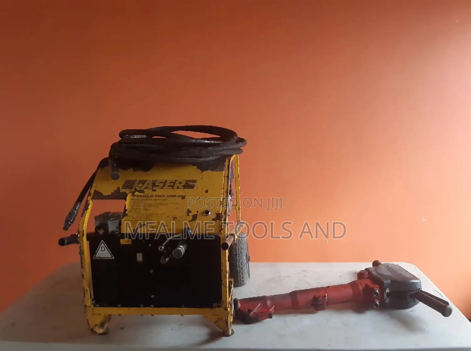 Hydraulic Breaker Laser Petrol Concrete Power Pack Ex-Uk