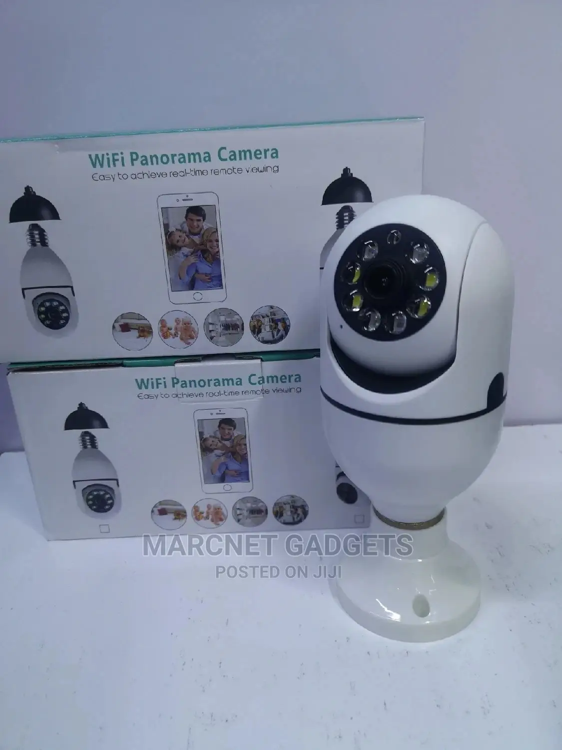 Rotating Nanny Bulb Camera