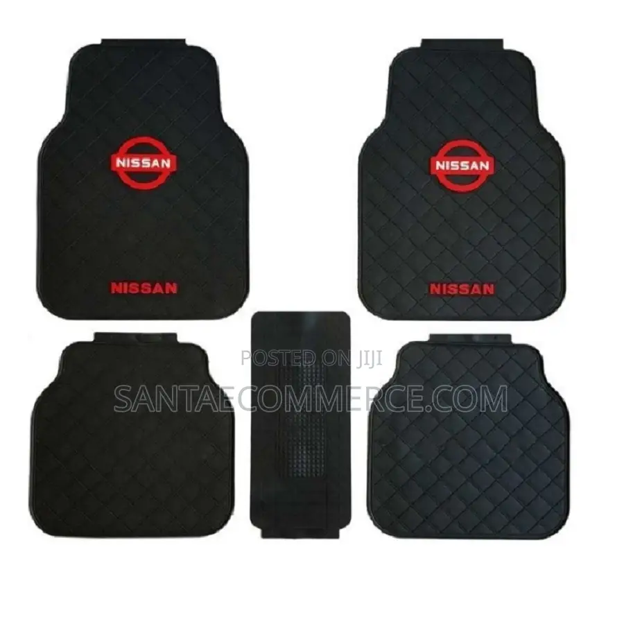 Nissan Branded 5 Seater Rubber Car Floor Mats