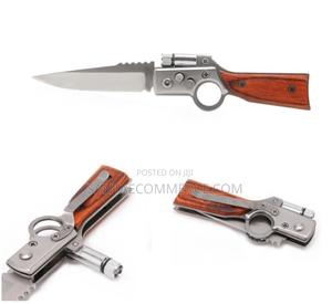 Foldable Camping Safety Tool With Flashlight Torch - main view