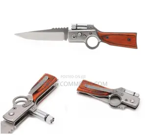 Foldable Camping Safety Tool With Flashlight Torch