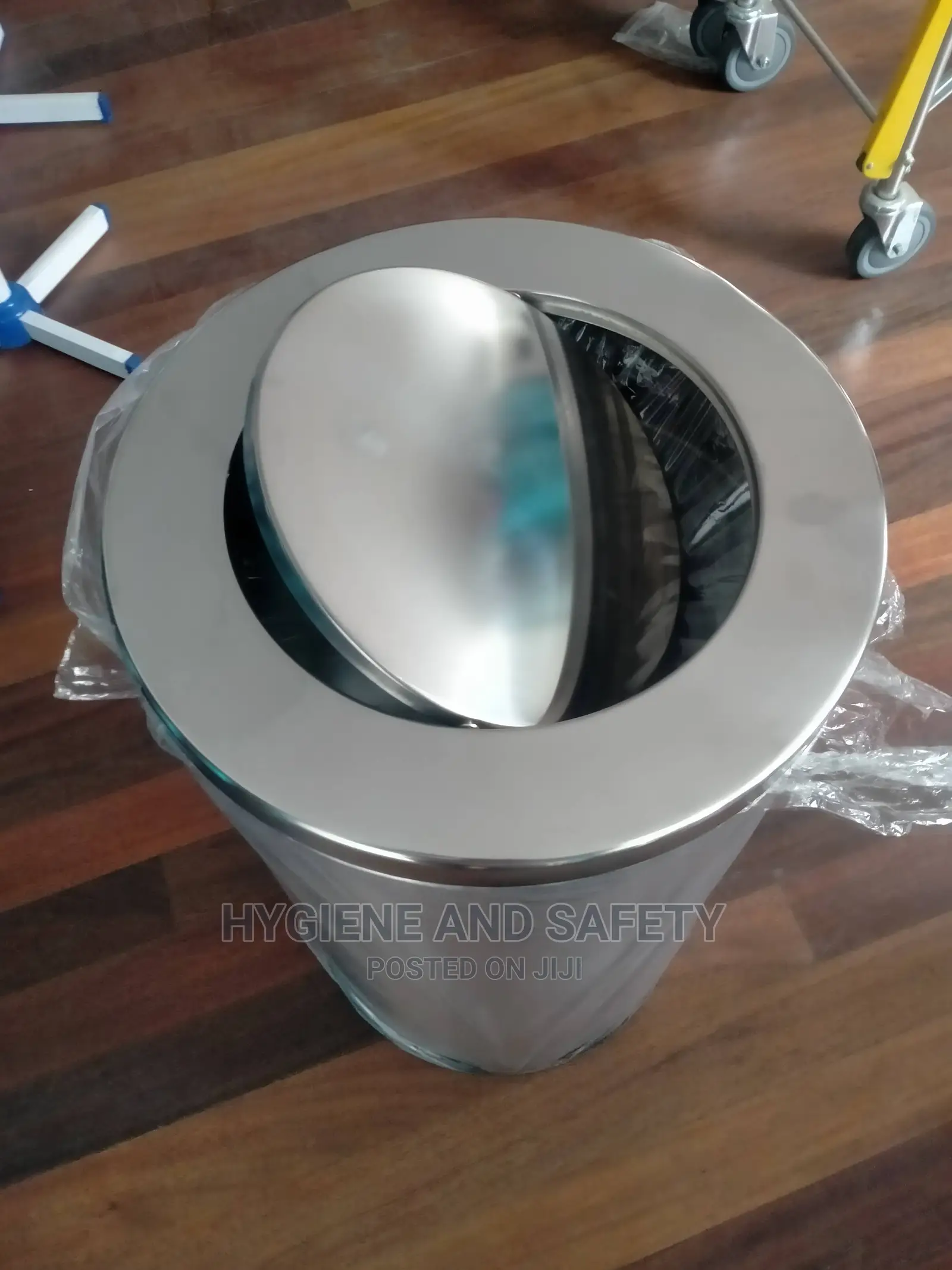 Stainless Steel Bin Swing Top