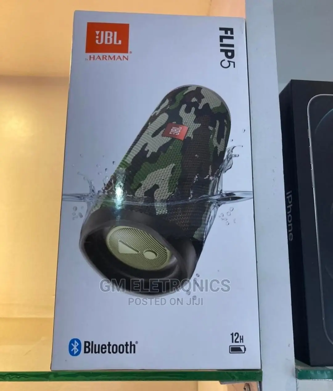 Original JBL Flip5 Wireless Bluetooth Speaker ( Military)