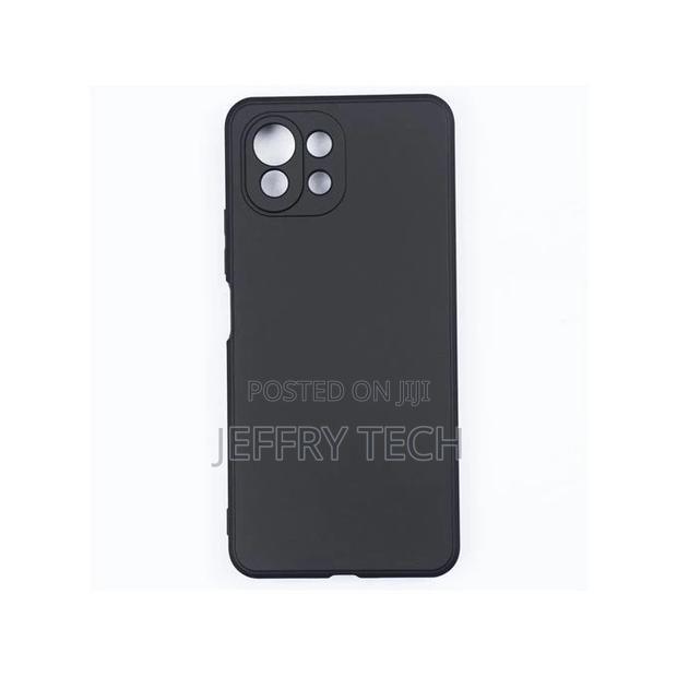 Black Silicone Case Cover for Xiaomi Mi 11 Lite