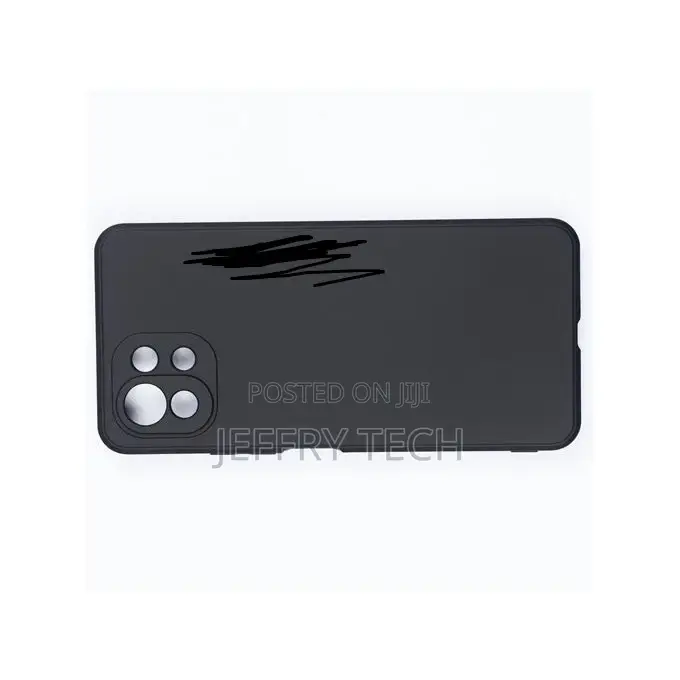 Black Silicone Case Cover for Xiaomi Mi 11 Lite