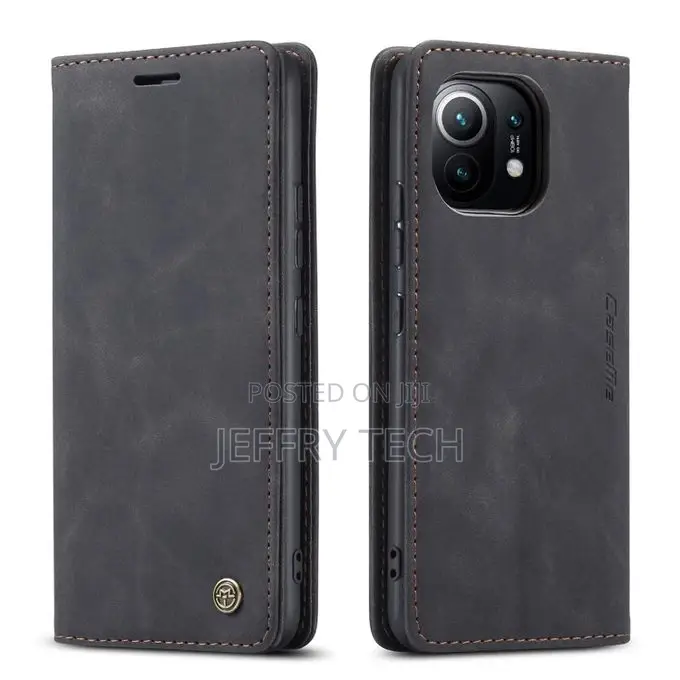 Xiaomi Mi 11 Lite Case, Retro PU Leather Wallet Case Card Sl