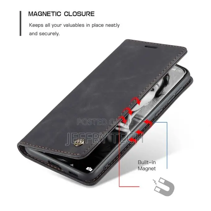 Xiaomi Mi 11 Lite Case, Retro PU Leather Wallet Case Card Sl