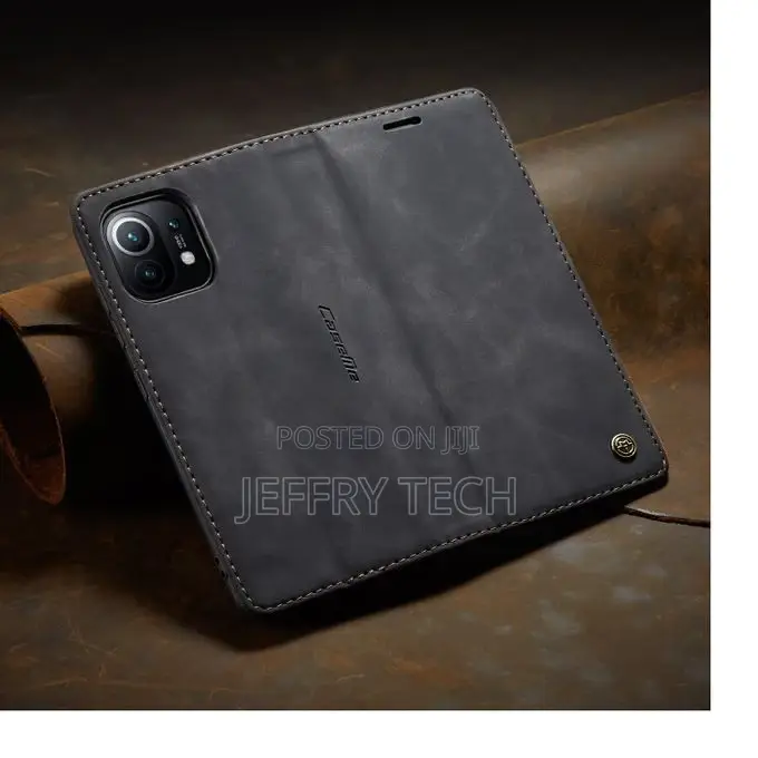 Xiaomi Mi 11 Lite Case, Retro PU Leather Wallet Case Card Sl