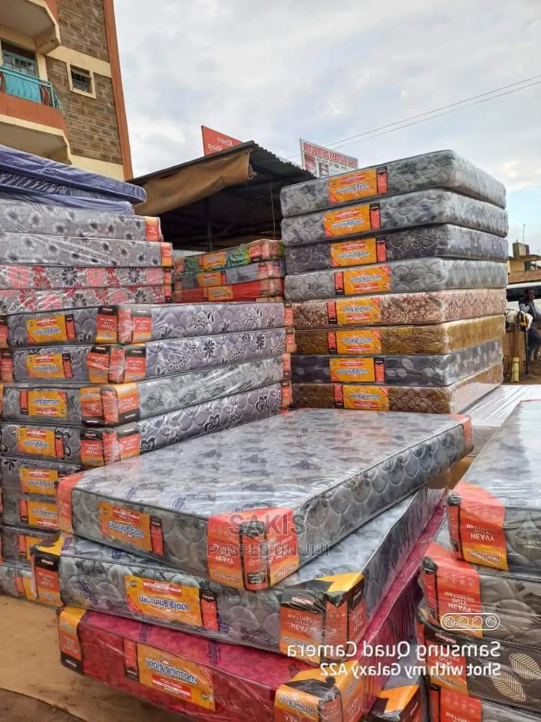 Morning Glory! 4 X 6 X 8 Quilted Heavy Duty Mattresses