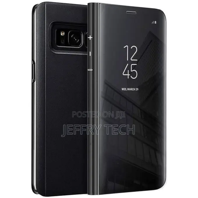 Mirror Flip Stand View Case Cover for Samsung Galaxy S8 Plus