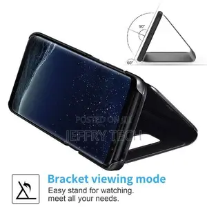 Mirror Flip Stand View Case Cover for Samsung Galaxy S8 Plus