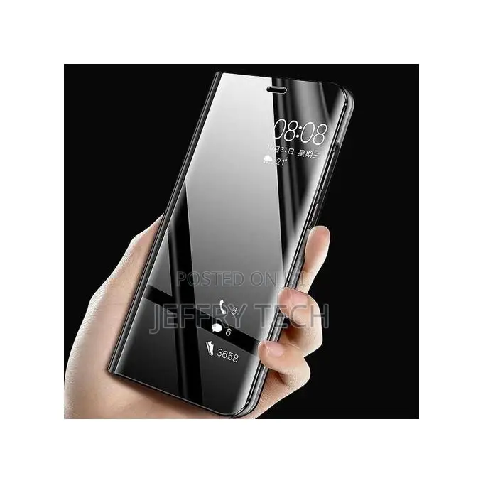 Clear View Case Cover for Samsung S8 Plus Black