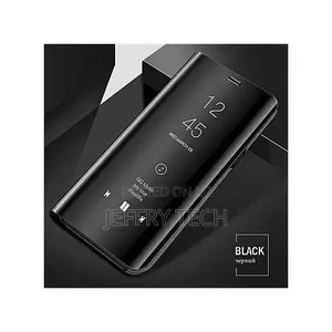 Clear View Case Cover for Samsung S8 Plus Black