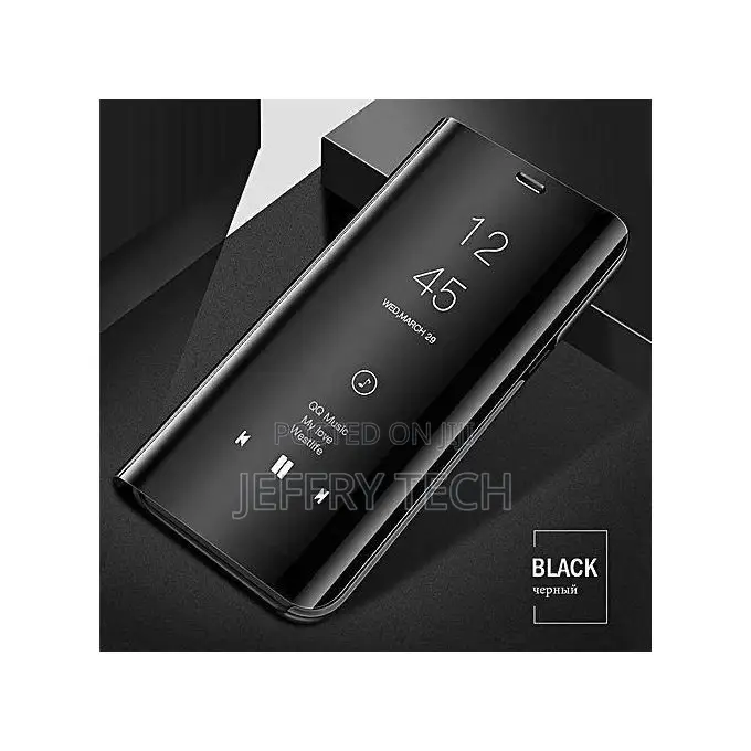 Clear View Case Cover for Samsung S8 Plus Black