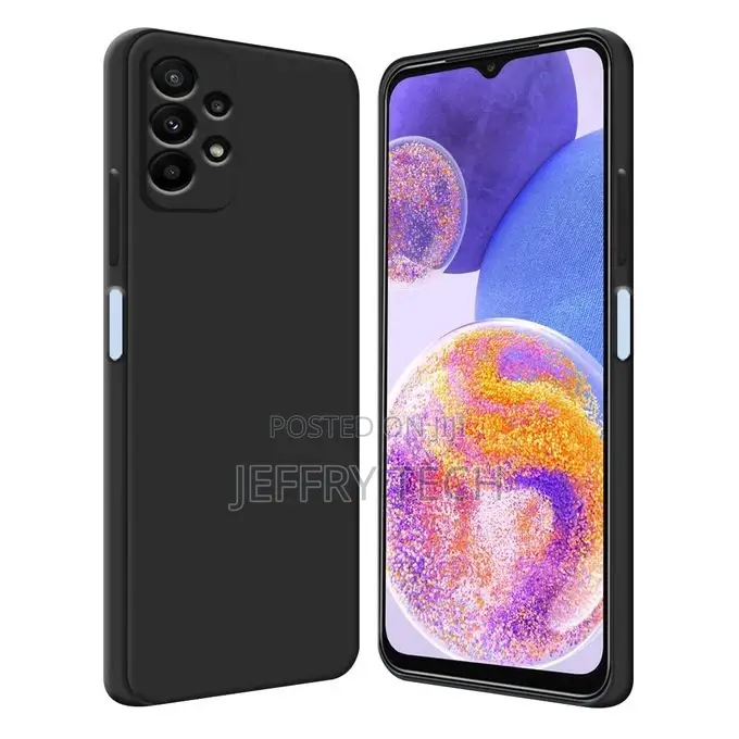 Samsung Galaxy A23 Soft Silicon Protective Back Cover With C