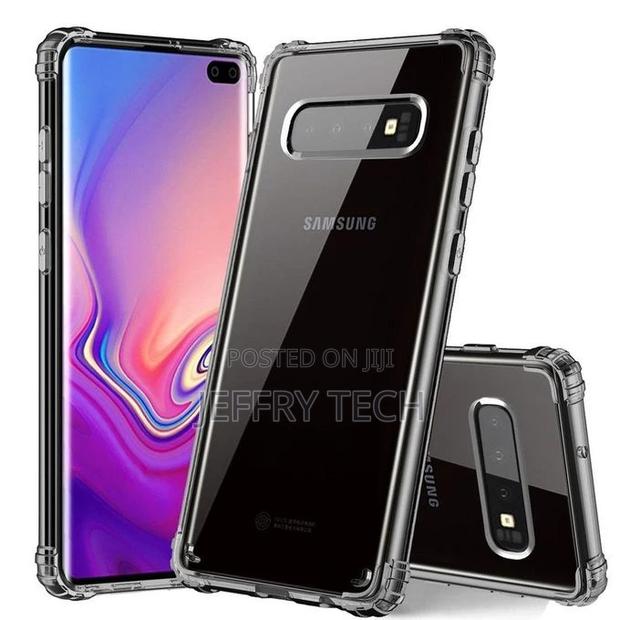 Galaxy S10 Plus Case, Crystal Clear Hard PC Panel Drop Prot - thumbnail 2