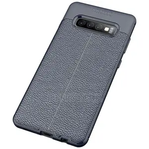Galaxy S10 Plus Case, Litchi Skin Anti-Slip Resilient TPU U
