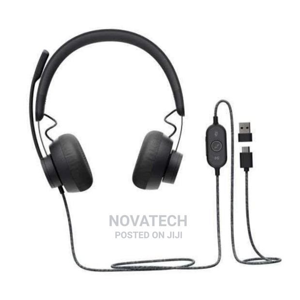 Logitech Zone Wired for MSFT - Graphite USB - 981-000870 - main view
