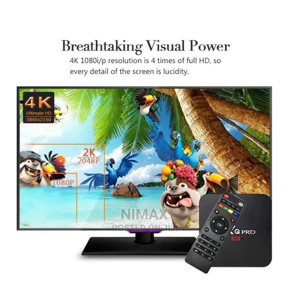 New 1GB RAM/8GB Mini PC Box With Display, Android 10