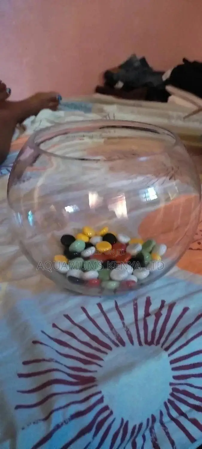 Fish Bowl , With Marbles