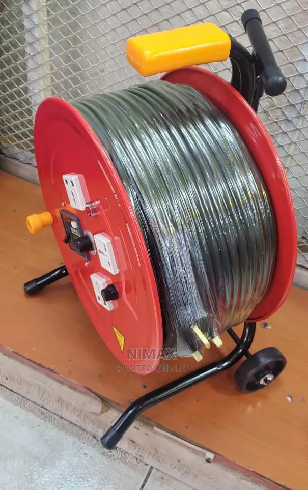 Cord Hose Reel 50 Meter With 3 Socket Point Electric