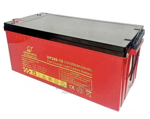 12v 200ah Drom Lead Carbon Battery - thumbnail 2