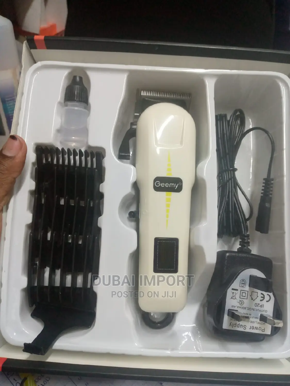 Geemy Professional Hair Clippers Rechargeable