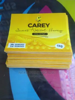 Honey/Peanut Butter Stickers
