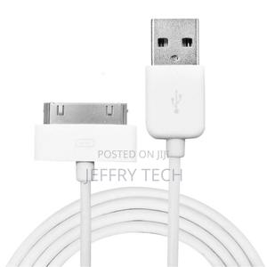 1 Meter Fast Charging + Data Cable for iPhone 4 - White - thumbnail 2