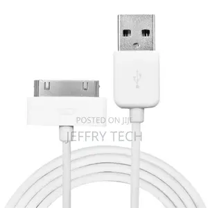 1 Meter Fast Charging + Data Cable for iPhone 4 - White