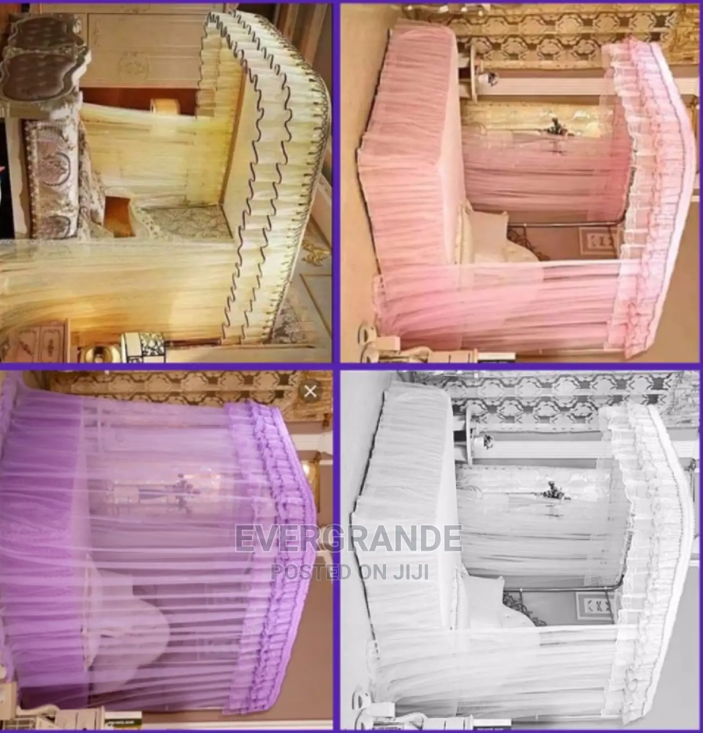Unique 2 Stand Mosquito Net With Rails