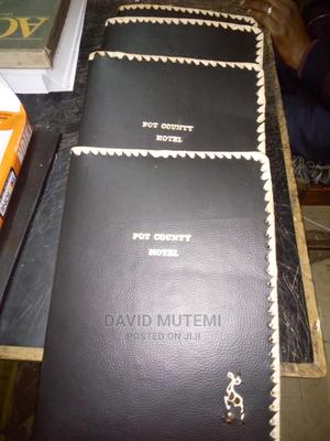 Leather Hotel Menu Covers - thumbnail 2