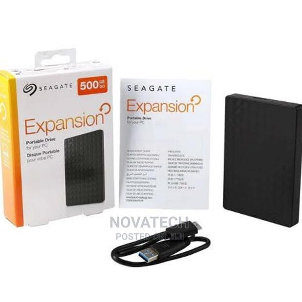 500gb Seagate External HDD Hard Drive - main view