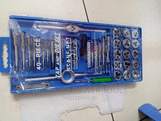 40pcs Alloy Tap and Die Tools Set Combination Thread Taps - main view