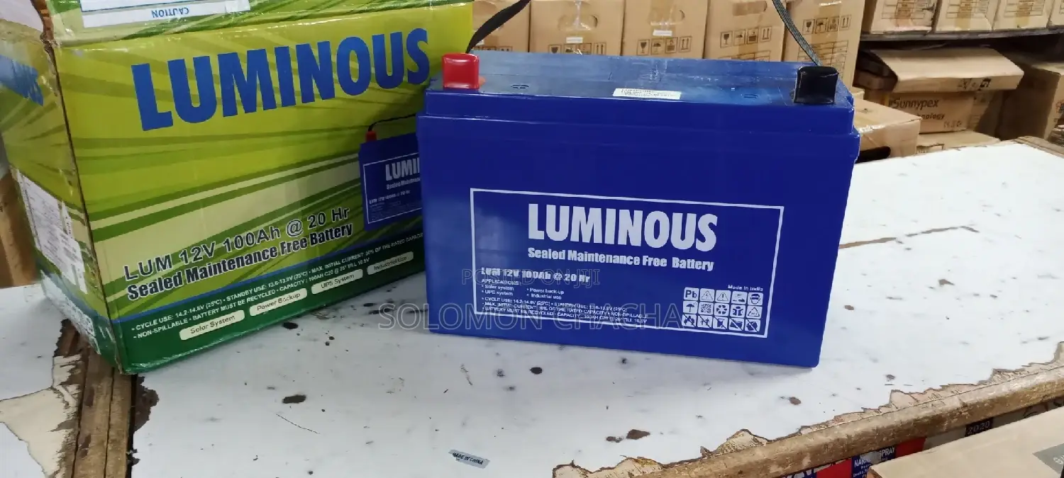 Original Luminous 100ah /12v 20hrs Battery Made in India