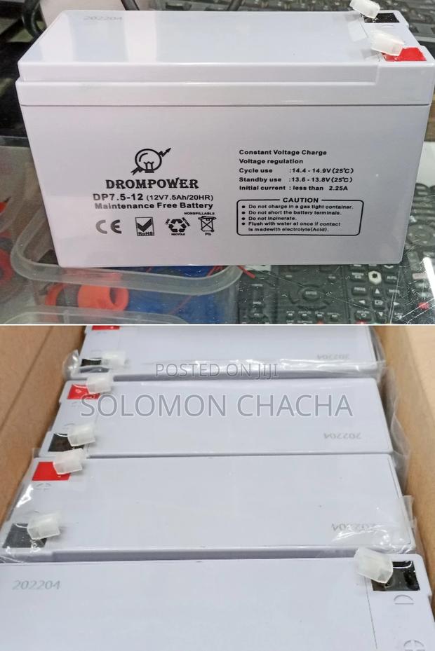 Drompower 7.5ah/12v Battery - main view