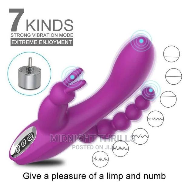 Andromine 3 in 1 Rabbit Vibrator - main view