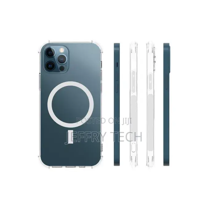 Shockproof Magsafe Case for iPhone 12 Pro Max(Transparent)